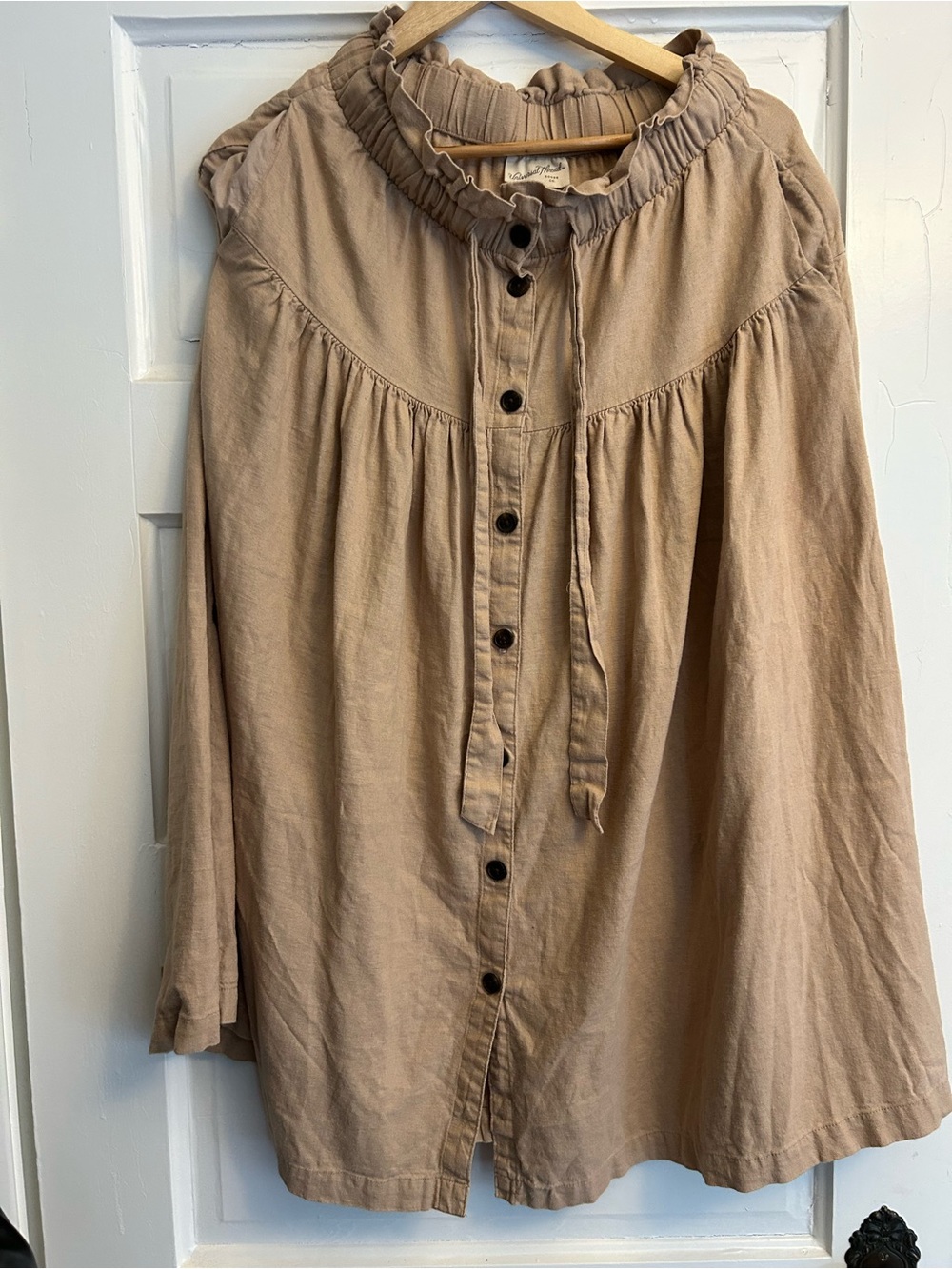 Universal Thread beige/tan linen/cotton skirt SMALL - Picture 4 of 6